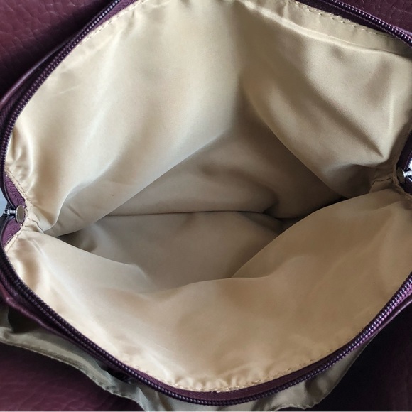 Giani Bernini Promo Pebble Bag, Wine - Picture 8 of 12